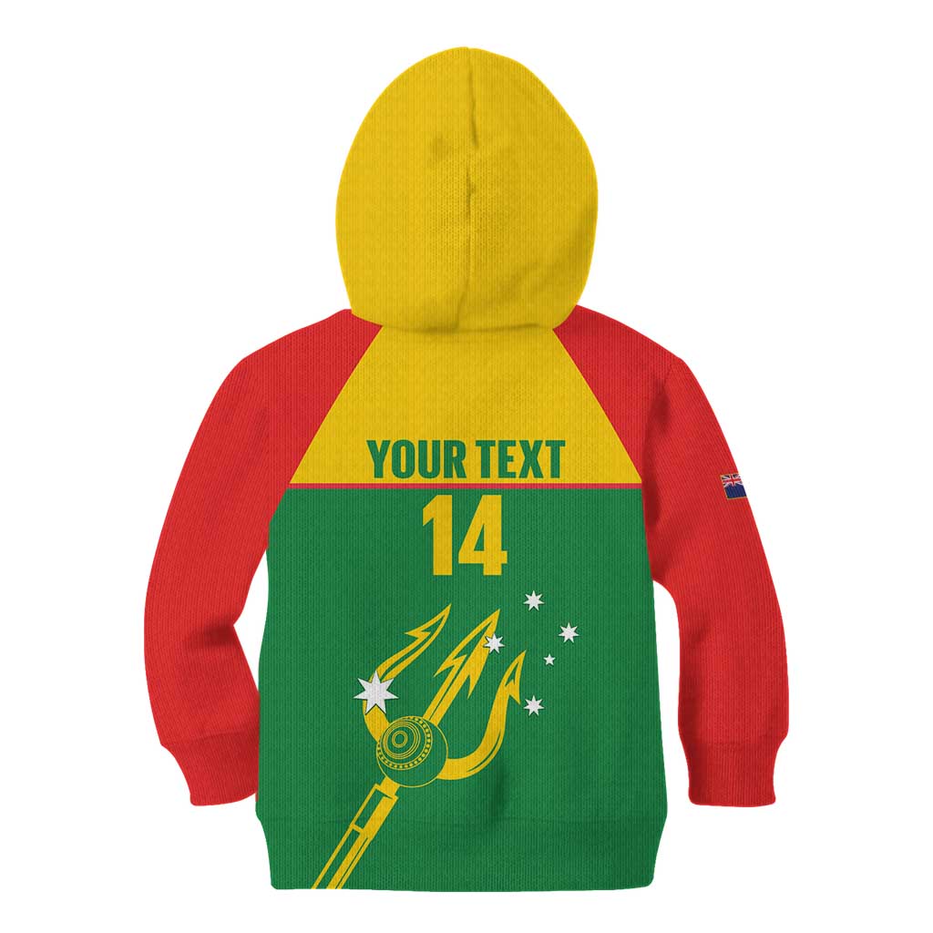 Custom Tasmania Bowls Australia Kid Hoodie Go Tasmanian Tridents - Aussie Hoodie