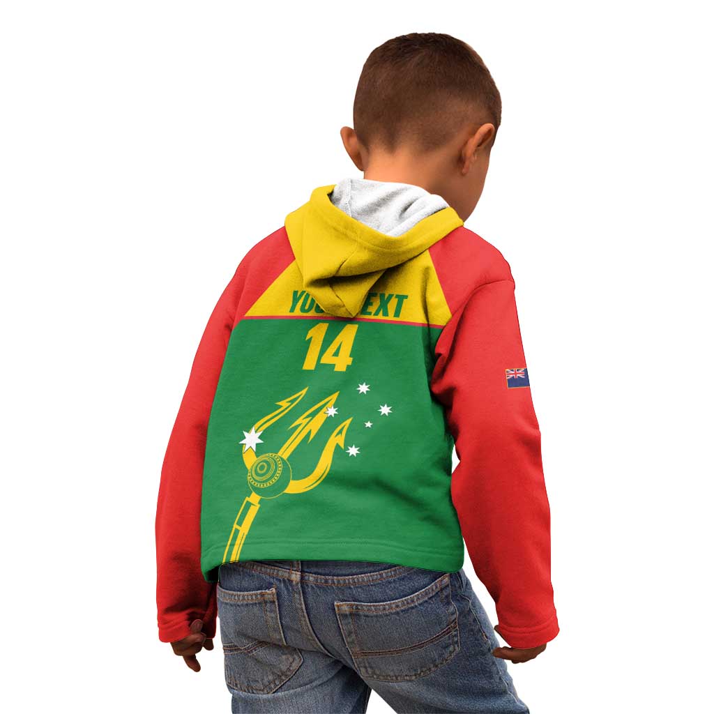 Custom Tasmania Bowls Australia Kid Hoodie Go Tasmanian Tridents - Aussie Hoodie