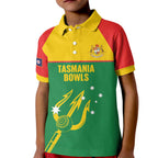 Custom Tasmania Bowls Australia Kid Polo Shirt Go Tasmanian Tridents - Aussie Hoodie