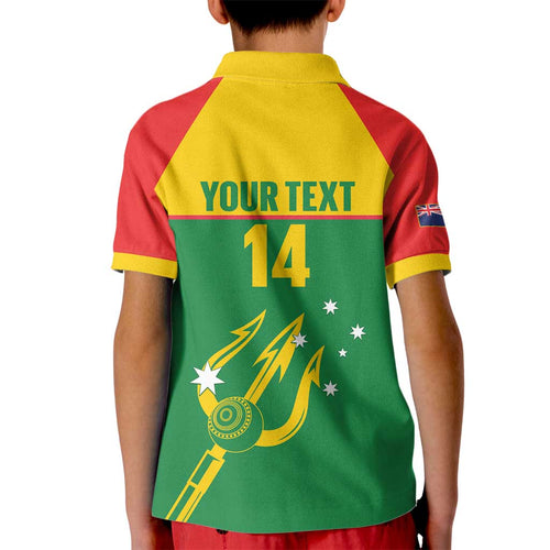 Custom Tasmania Bowls Australia Kid Polo Shirt Go Tasmanian Tridents - Aussie Hoodie