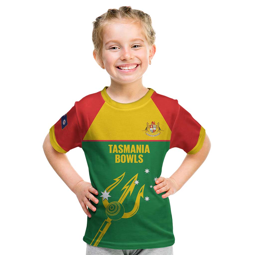 Custom Tasmania Bowls Australia Kid T Shirt Go Tasmanian Tridents - Aussie Hoodie