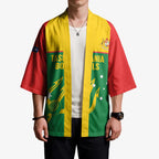 Custom Tasmania Bowls Australia Kimono Go Tasmanian Tridents - Aussie Hoodie