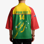 Custom Tasmania Bowls Australia Kimono Go Tasmanian Tridents - Aussie Hoodie