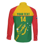 Custom Tasmania Bowls Australia Long Sleeve Button Shirt Go Tasmanian Tridents - Aussie Hoodie