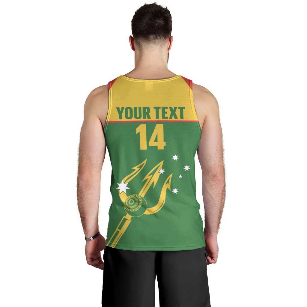 Custom Tasmania Bowls Australia Men Tank Top Go Tasmanian Tridents - Aussie Hoodie