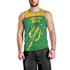 Custom Tasmania Bowls Australia Men Tank Top Go Tasmanian Tridents - Aussie Hoodie