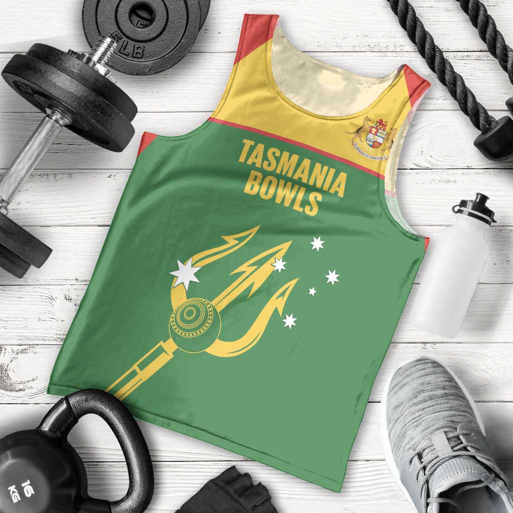 Custom Tasmania Bowls Australia Men Tank Top Go Tasmanian Tridents - Aussie Hoodie
