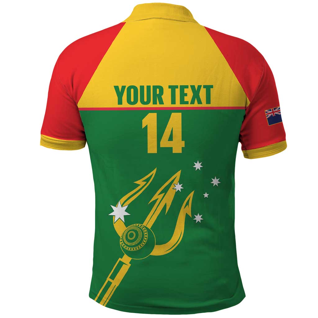 Custom Tasmania Bowls Australia Polo Shirt Go Tasmanian Tridents - undefined