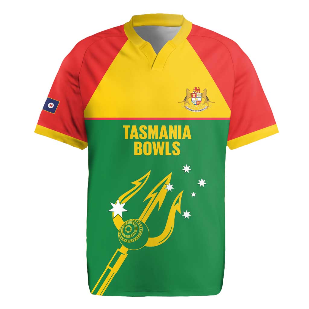 Custom Tasmania Bowls Australia Rugby Jersey Go Tasmanian Tridents - Aussie Hoodie