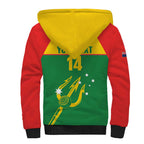 Custom Tasmania Bowls Australia Sherpa Hoodie Go Tasmanian Tridents - Aussie Hoodie
