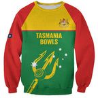 Custom Tasmania Bowls Australia Sweatshirt Go Tasmanian Tridents - Aussie Hoodie