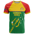 Custom Tasmania Bowls Australia T Shirt Go Tasmanian Tridents - Aussie Hoodie
