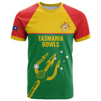 Custom Tasmania Bowls Australia T Shirt Go Tasmanian Tridents - Aussie Hoodie