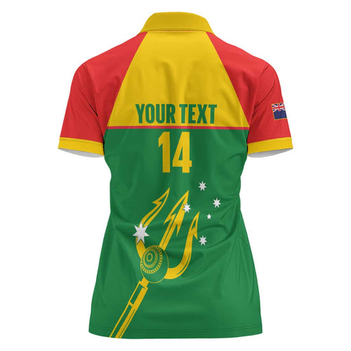 Custom Tasmania Bowls Australia Women Polo Shirt Go Tasmanian Tridents - Aussie Hoodie