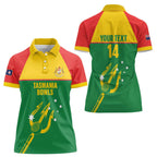 Custom Tasmania Bowls Australia Women Polo Shirt Go Tasmanian Tridents - Aussie Hoodie