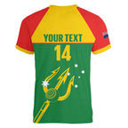 Custom Tasmania Bowls Australia Women V-Neck T-Shirt Go Tasmanian Tridents - Aussie Hoodie