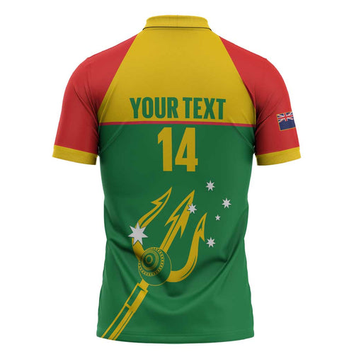 Custom Tasmania Bowls Australia Zipper Polo Shirt Go Tasmanian Tridents - Aussie Hoodie