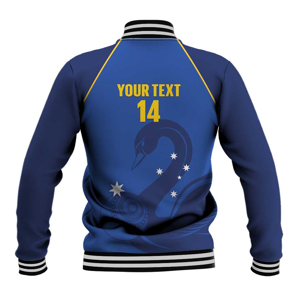 Custom ACT Bowls Australia Baseball Jacket Go Australian Capital Territory Swan - undefined