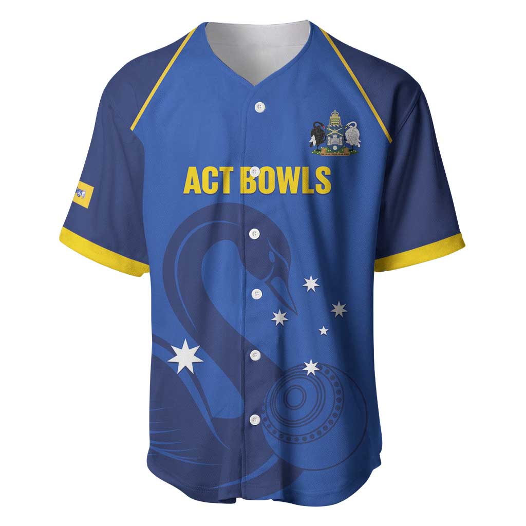 Custom ACT Bowls Australia Baseball Jersey Go Australian Capital Territory Swan - Aussie Hoodie