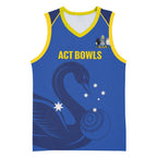 Custom ACT Bowls Australia Basketball Jersey Go Australian Capital Territory Swan - Aussie Hoodie