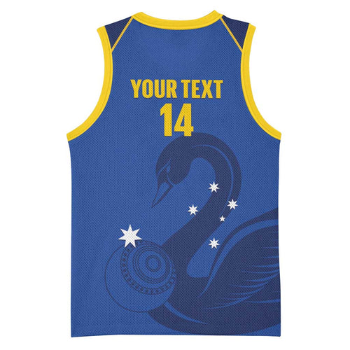 Custom ACT Bowls Australia Basketball Jersey Go Australian Capital Territory Swan - Aussie Hoodie