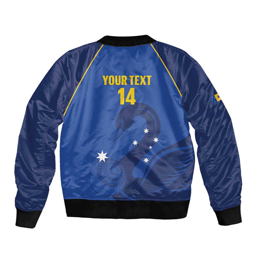 Custom ACT Bowls Australia Bomber Jacket Go Australian Capital Territory Swan - Aussie Hoodie