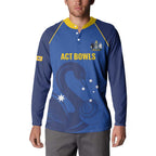 Custom ACT Bowls Australia Button Sweatshirt Go Australian Capital Territory Swan - Aussie Hoodie