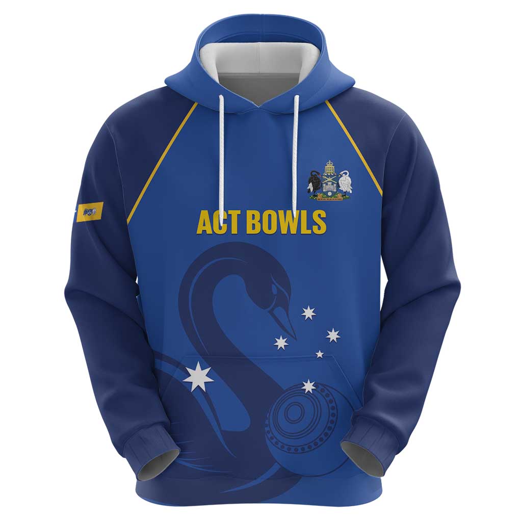 Custom ACT Bowls Australia Hoodie Go Australian Capital Territory Swan - Aussie Hoodie