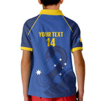 Custom ACT Bowls Australia Kid Polo Shirt Go Australian Capital Territory Swan - Aussie Hoodie