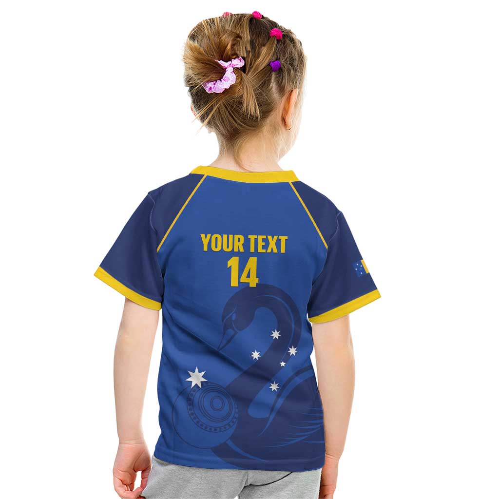 Custom ACT Bowls Australia Kid T Shirt Go Australian Capital Territory Swan - Aussie Hoodie