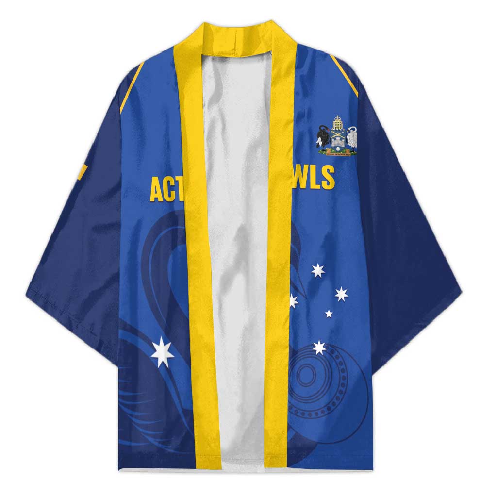 Custom ACT Bowls Australia Kimono Go Australian Capital Territory Swan - Aussie Hoodie