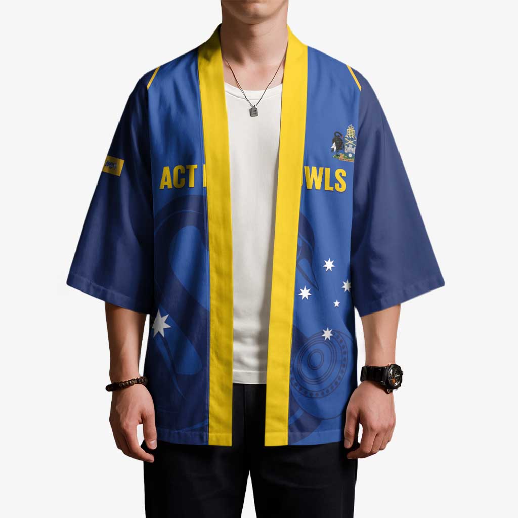 Custom ACT Bowls Australia Kimono Go Australian Capital Territory Swan - Aussie Hoodie