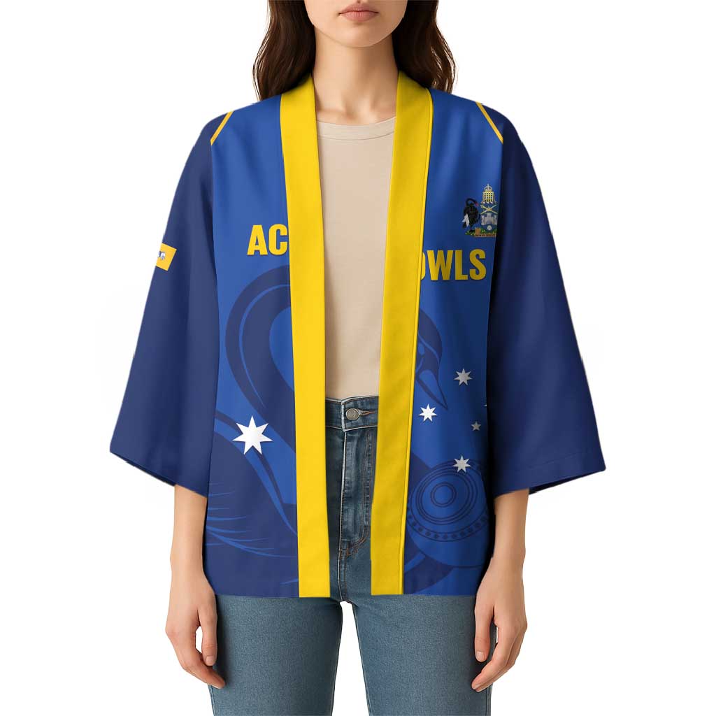 Custom ACT Bowls Australia Kimono Go Australian Capital Territory Swan - Aussie Hoodie