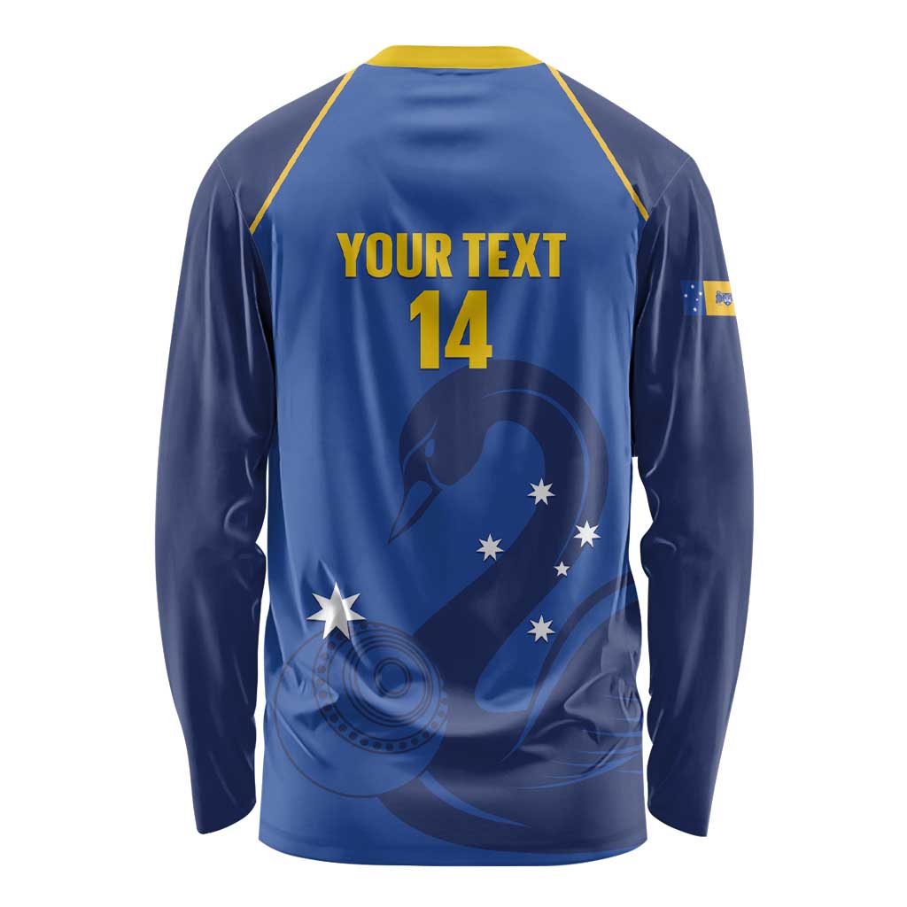Custom ACT Bowls Australia Long Sleeve Shirt Go Australian Capital Territory Swan - Aussie Hoodie