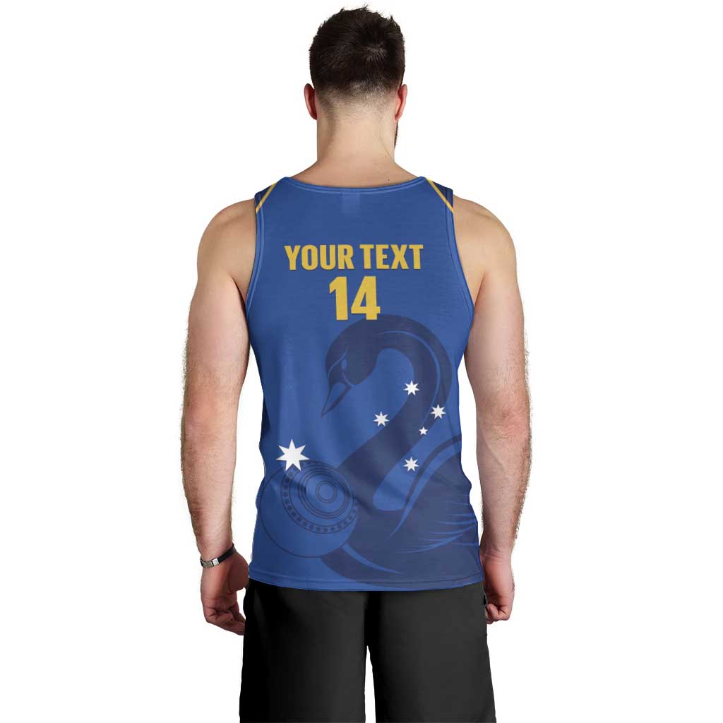 Custom ACT Bowls Australia Men Tank Top Go Australian Capital Territory Swan - Aussie Hoodie