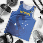 Custom ACT Bowls Australia Men Tank Top Go Australian Capital Territory Swan - Aussie Hoodie