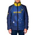 Custom ACT Bowls Australia Padded Jacket Go Australian Capital Territory Swan - Aussie Hoodie