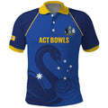 Custom ACT Bowls Australia Polo Shirt Go Australian Capital Territory Swan - Aussie Hoodie