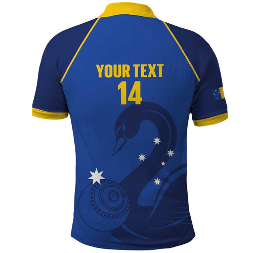 Custom ACT Bowls Australia Polo Shirt Go Australian Capital Territory Swan - Aussie Hoodie