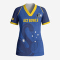 Custom ACT Bowls Australia Scrub Top Go Australian Capital Territory Swan - Aussie Hoodie