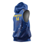 Custom ACT Bowls Australia Sleeveless Hoodie Go Australian Capital Territory Swan - Aussie Hoodie