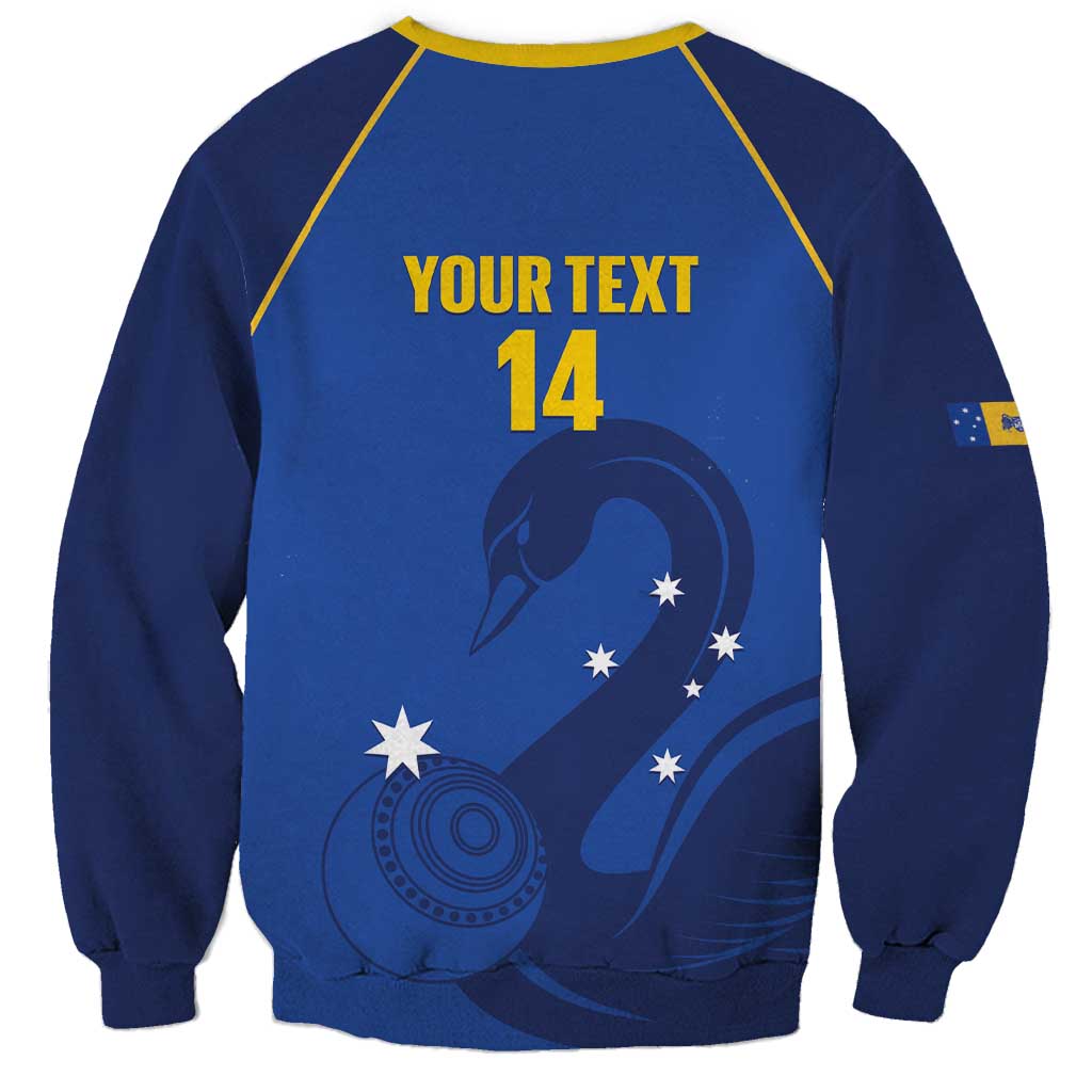 Custom ACT Bowls Australia Sweatshirt Go Australian Capital Territory Swan - Aussie Hoodie