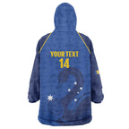 Custom ACT Bowls Australia Wearable Blanket Hoodie Go Australian Capital Territory Swan - Aussie Hoodie