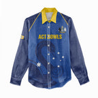 Custom ACT Bowls Australia Women Casual Shirt Go Australian Capital Territory Swan - Aussie Hoodie