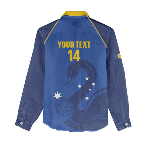 Custom ACT Bowls Australia Women Casual Shirt Go Australian Capital Territory Swan - Aussie Hoodie