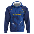Custom ACT Bowls Australia Zip Hoodie Go Australian Capital Territory Swan - Aussie Hoodie