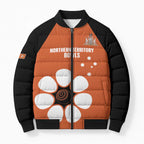 Custom Northern Territory Bowls Australia Bomber Puffer Jacket Go Champions Sporty Style - Aussie Hoodie
