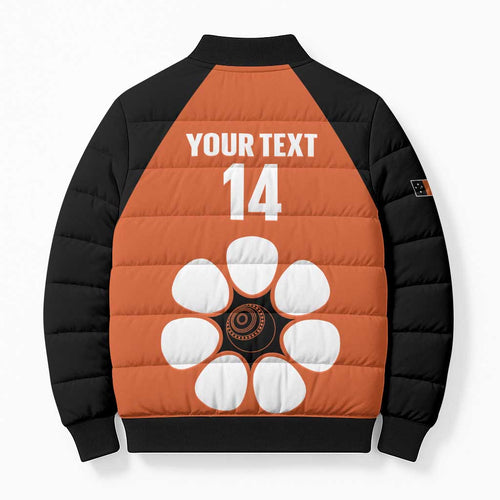 Custom Northern Territory Bowls Australia Bomber Puffer Jacket Go Champions Sporty Style - Aussie Hoodie