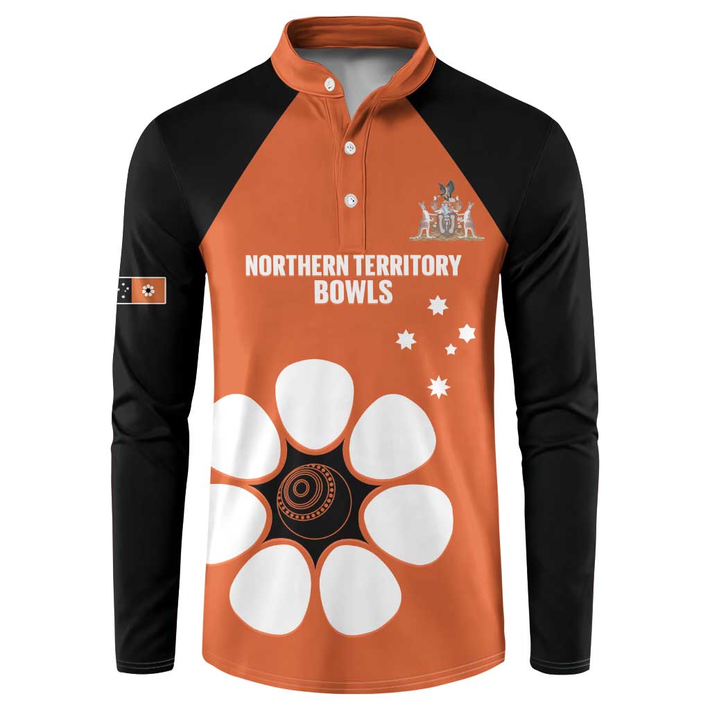 Custom Northern Territory Bowls Australia Button Sweatshirt Go Champions Sporty Style - Aussie Hoodie