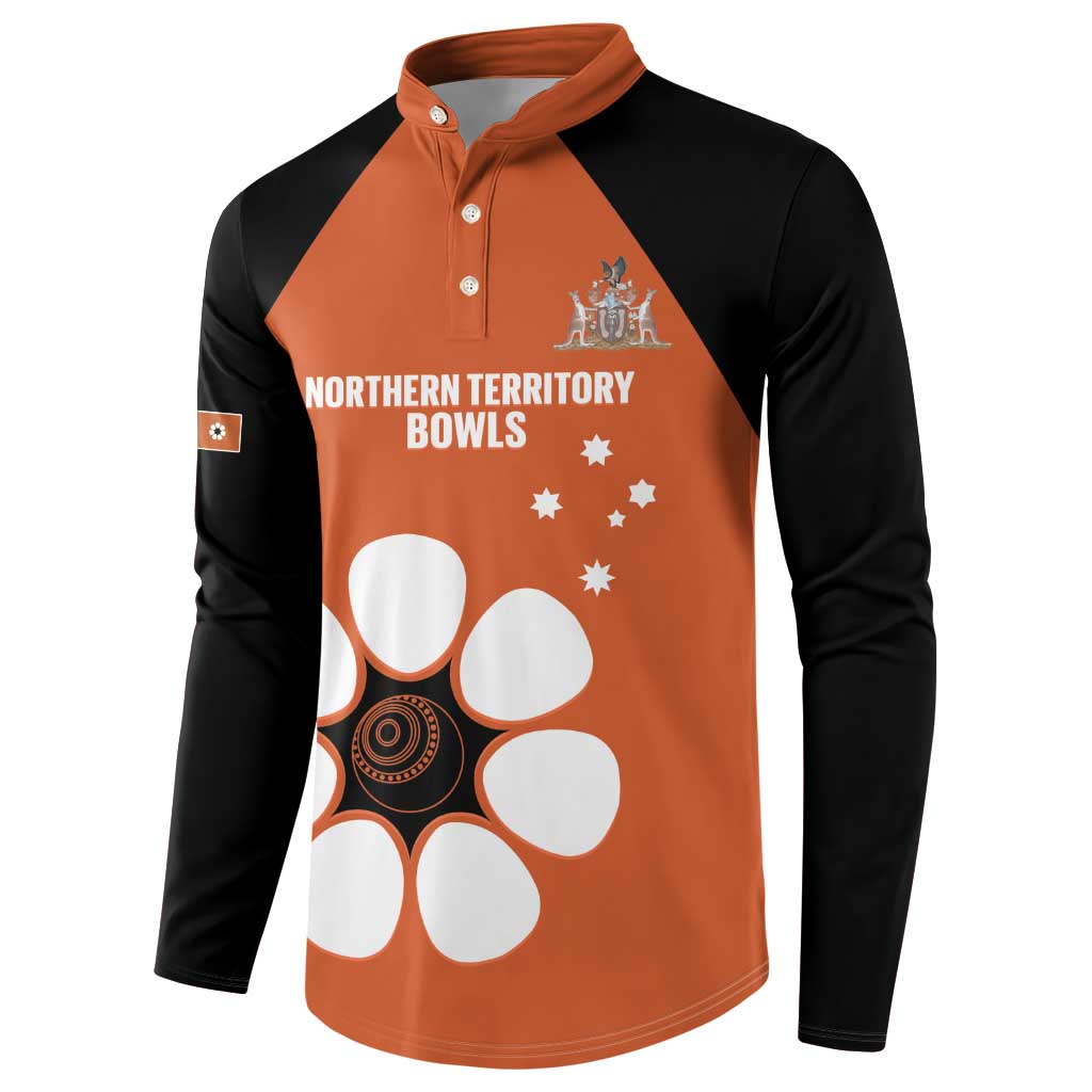 Custom Northern Territory Bowls Australia Button Sweatshirt Go Champions Sporty Style - Aussie Hoodie